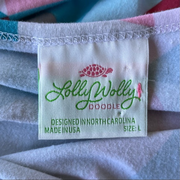 •Lolly Wolly Doodle• Geometric Pattern Olivia Dress - Size Large - Picture 2 of 7